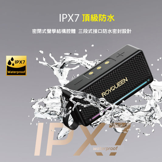 ROYQUEEN M5 Bluetooth Speaker | InBuilt Woofer | 40W Bluetooth Speaker