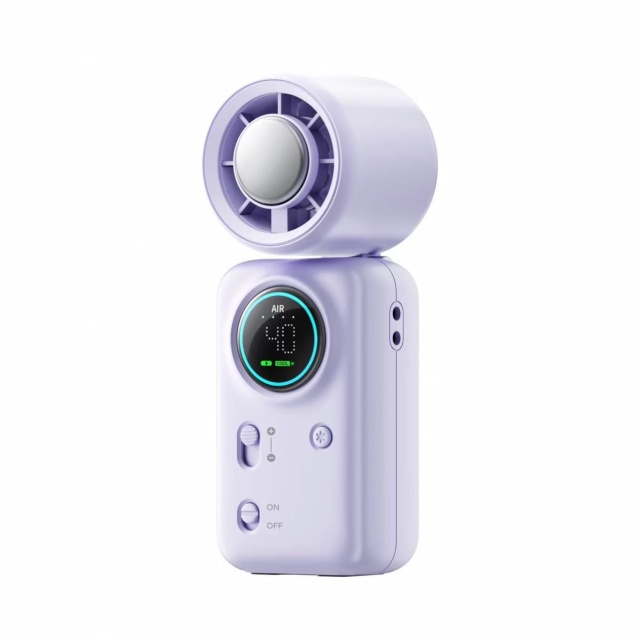 Mini Cooling Fan | Digital Display | Adjustable Angle