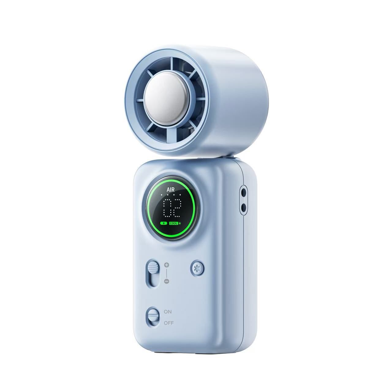 Mini Cooling Fan | Digital Display | Adjustable Angle