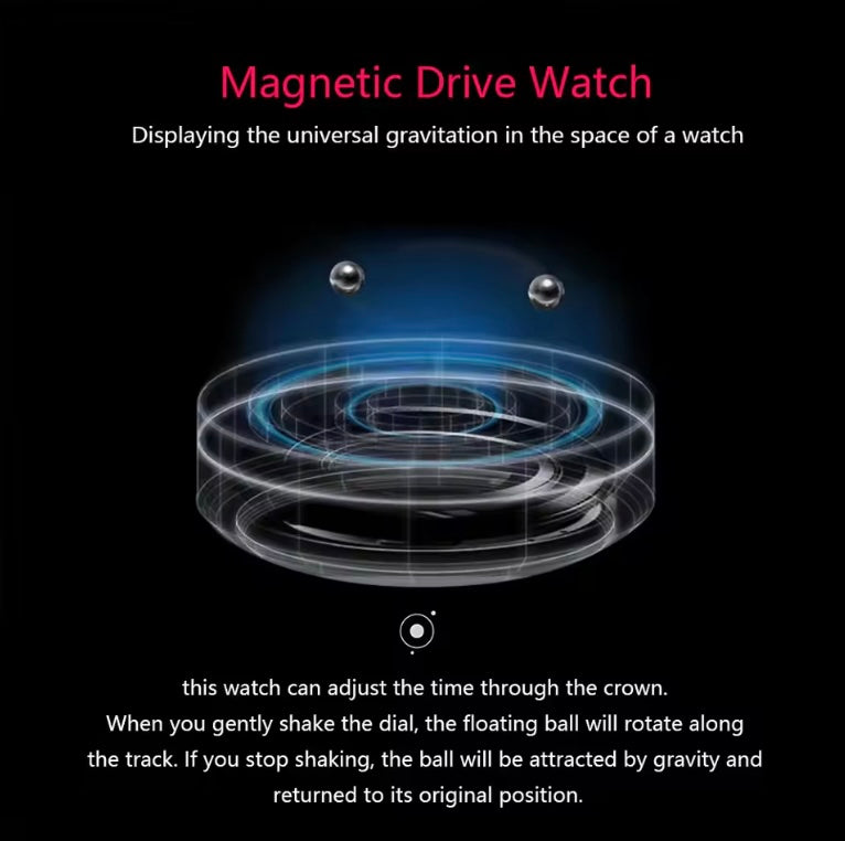 DANIEL GORMAN Magnetic Beads Wrist watch | 3ATM Water Resistant