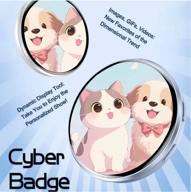 Digital Smart Badge | Touch Screen Display | with Audio