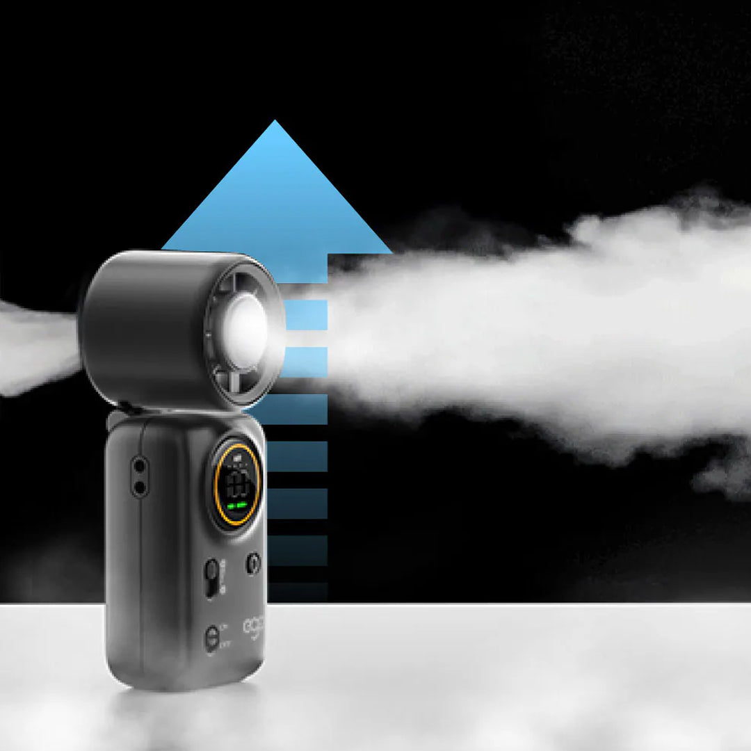 Mini Cooling Fan | Digital Display | Adjustable Angle
