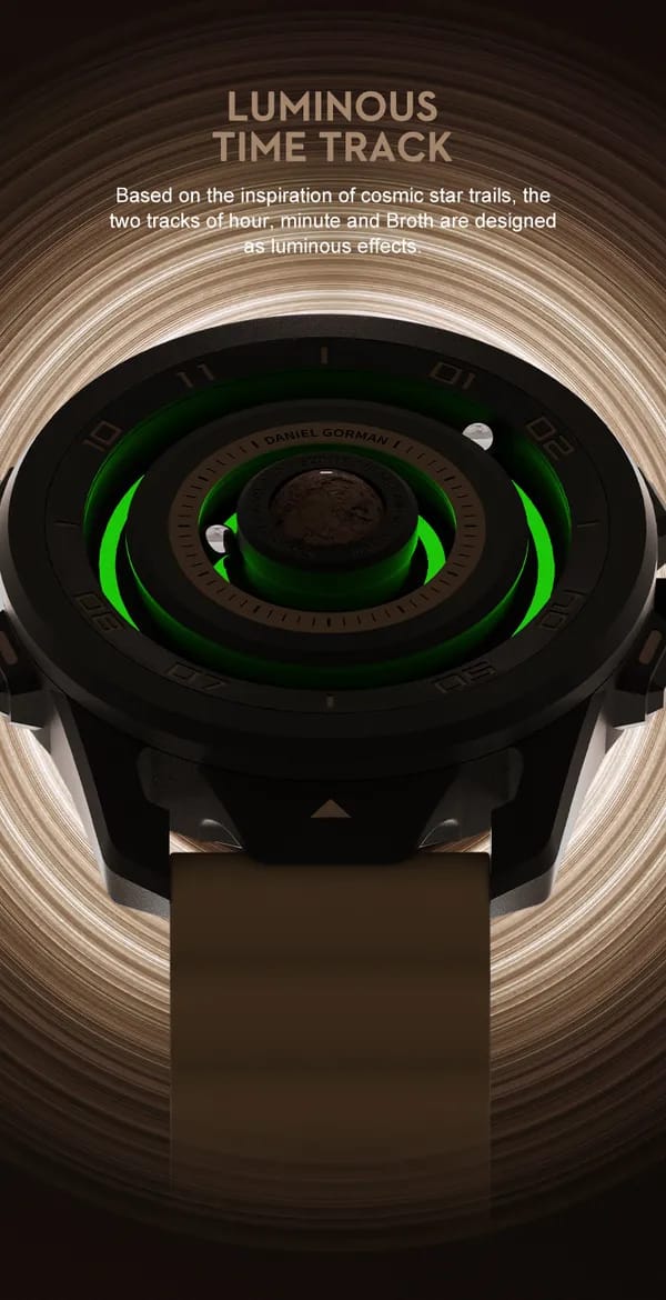 Daniel Gorman Magnetic Ball Watch | Futuristic Luxury Analog Timepiece