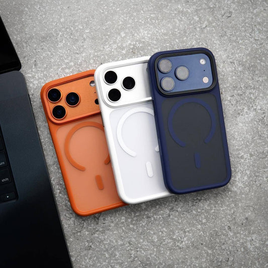 MagSafe Frosted Border Case |  Shockproof MagSafe Compatible Protective Cover
