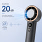 Portable Handheld Freezing Fan – 3600mAh Rechargeable Turbo Cooling Fan with Digital Display