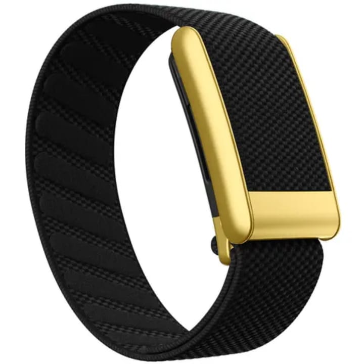 Premium Nylon Gold Strap Compatible with WHOOP 5.0PEAK  – Magnetic Adjustable Replacement Band