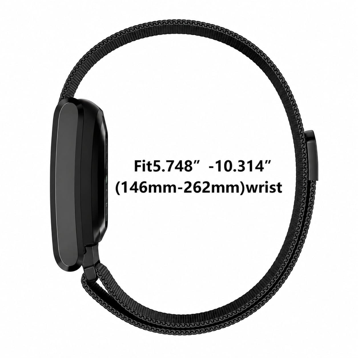 Milanese Magnetic Stainless Watch Strap for Whoop 5.0, one, peak, and Life