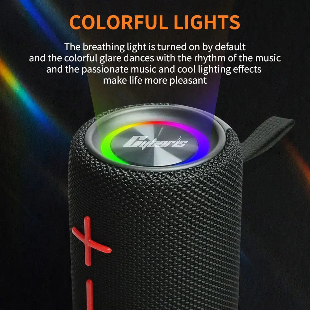 Dual Bluetooth Wireless Speakers | Portable Stereo Sound with RGB Lights