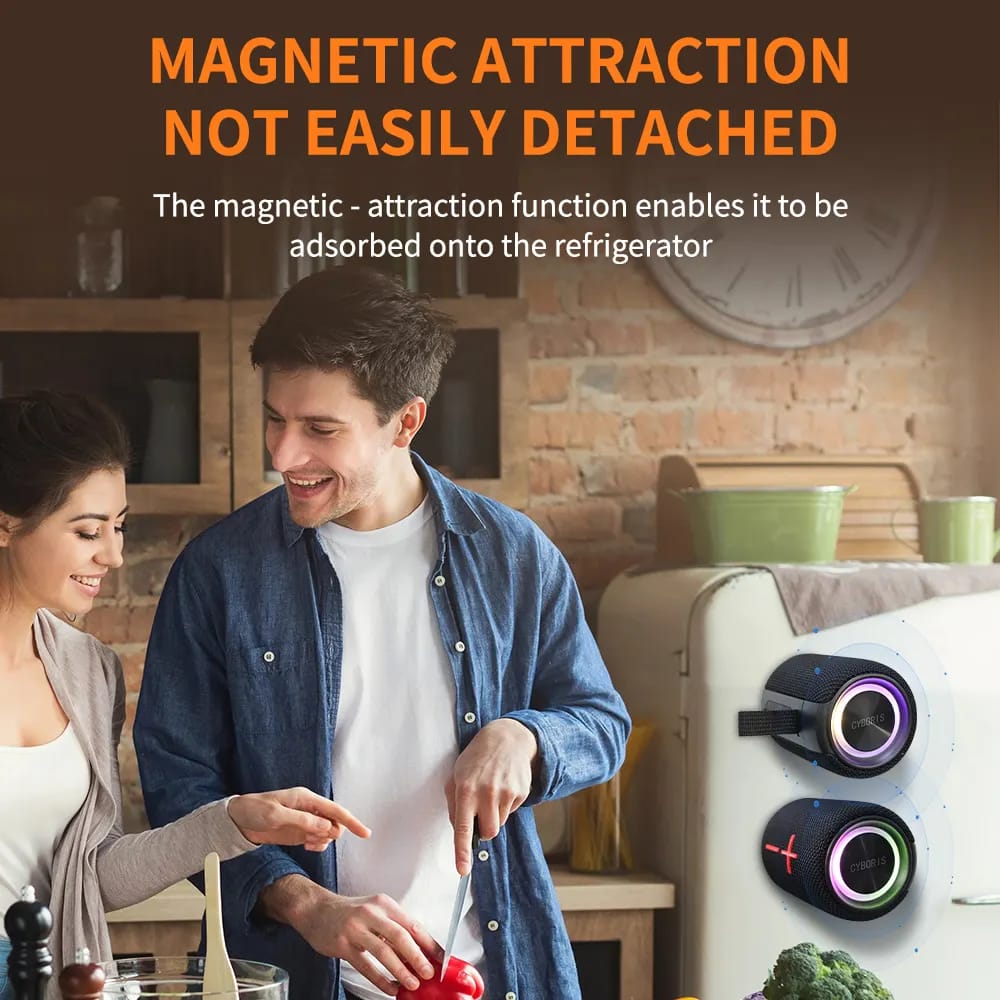 Dual Bluetooth Wireless Speakers | Portable Stereo Sound with RGB Lights