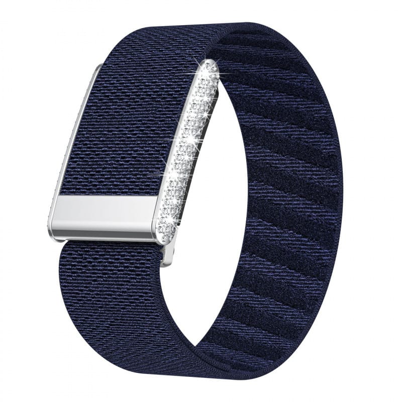 Elastic Nylon WOOP band with Rhinestone Buckle Compatible with Both 5.0MG & 5.0PEAK