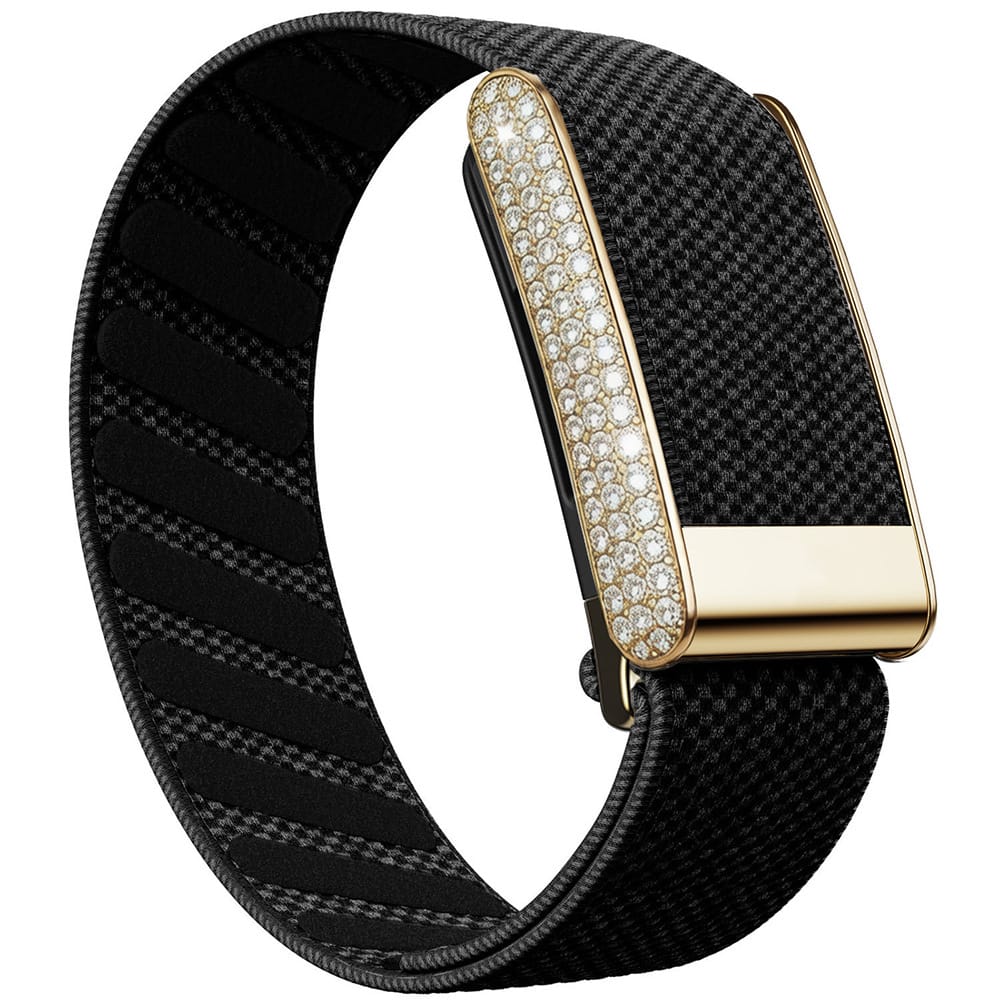 Elastic Nylon WOOP band with Rhinestone Buckle Compatible with Both 5.0MG & 5.0PEAK