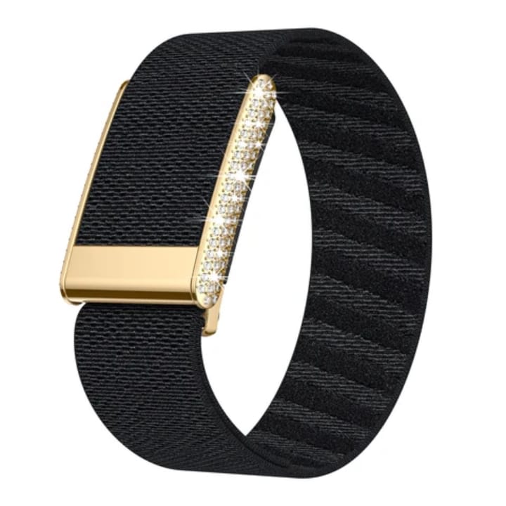 Elastic Nylon WOOP band with Rhinestone Buckle Compatible with Both 5.0MG & 5.0PEAK