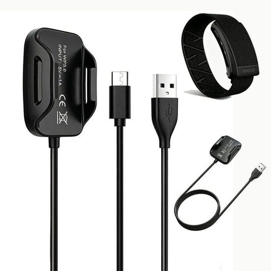Whoop Charger Compatible with both 5.0peak and mg Magnetic Charging Cable with Type-C Charger Dock | 1 Meter Fast Charging Replacement Cable for Whoop Fitness Tracker Band | Durable & Compact Charging Accessory