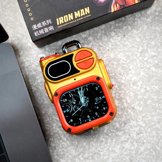 Marvel Iron Man Smart Bluetooth Speaker | Compact Speaker with Display