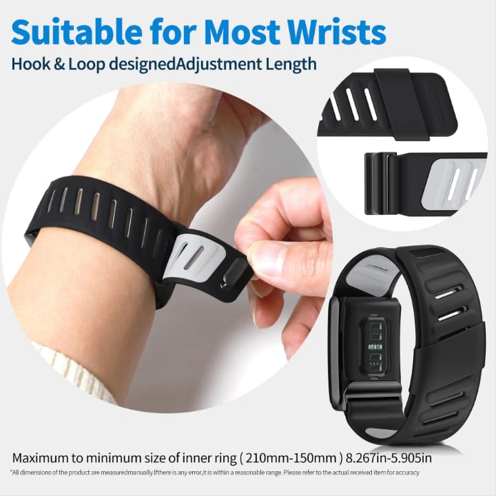 Silicon Sports Band Compatible with Whoop 4.0, Adjustable Water proof Wristband