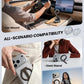 Foldable Car Mount, 360 degree Rotating Phone Holder, Detachable Ring- Compact Storage, Adjustable Viewing Angle, Stable Placement, Detachable Ring Grip, Easy Daily use