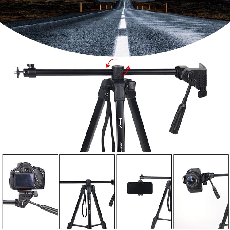 1.7M Horizontal Axis Tripod for Camera & mobile- MULTIFUNCTIONAL TRIPOD