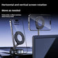 Magnetic Mobile Phone Holder, 360° Rotating Dashboard Mobile Mount, Universal Magnetic Mobile Holder with Metal Ring for iPhone, Android & All Smartphones