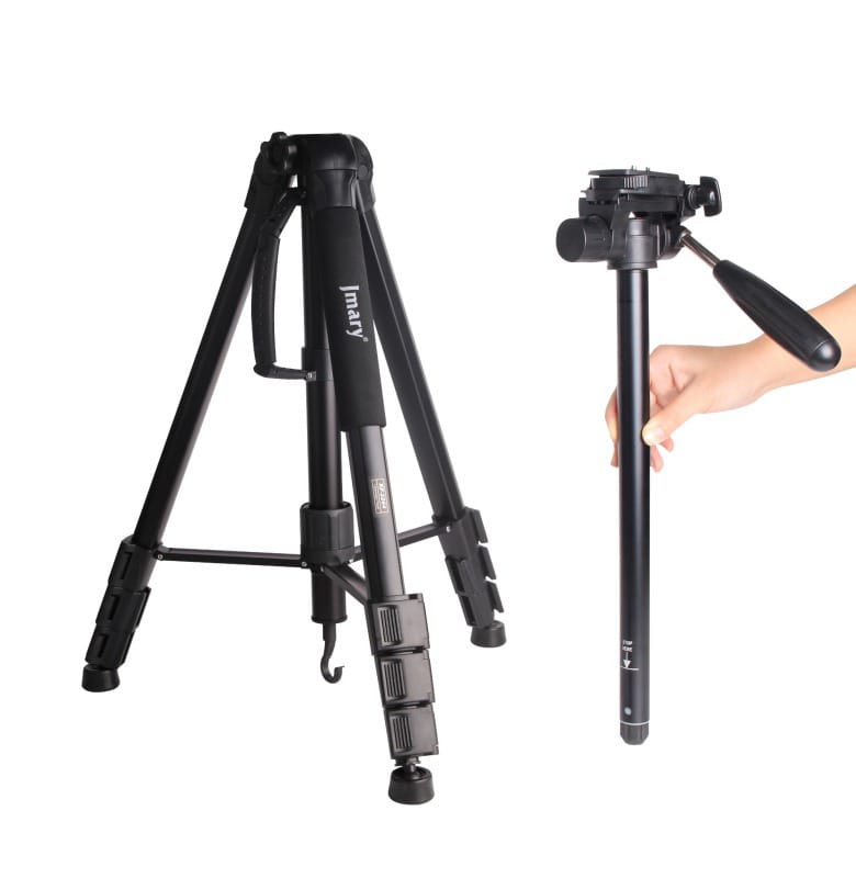 Tripod Stand 2264 Professional Aluminium Camera Tripods with 90 degree center columns, 360 Degree Ball Head