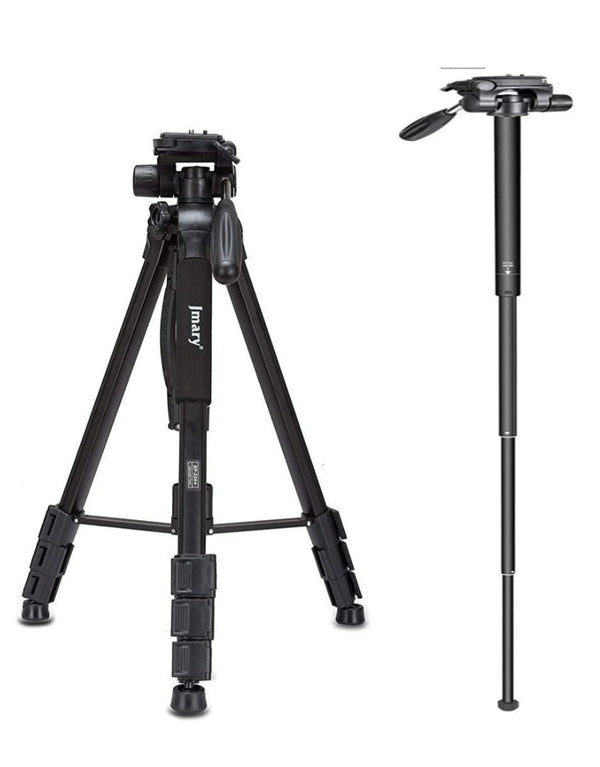 Tripod Stand 2264 Professional Aluminium Camera Tripods with 90 degree center columns, 360 Degree Ball Head