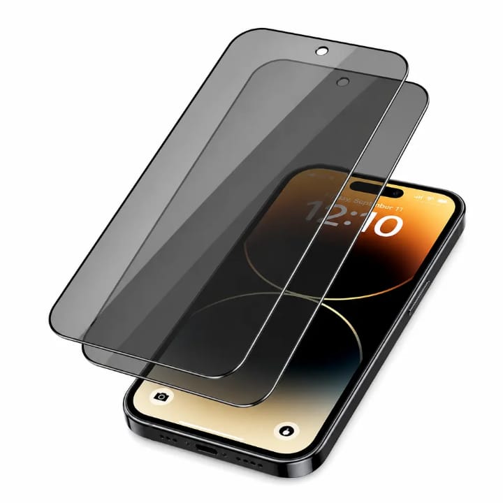 Xlevel Privacy Glass Screen Protector- Full cover Tempered Compatible with iPhone
