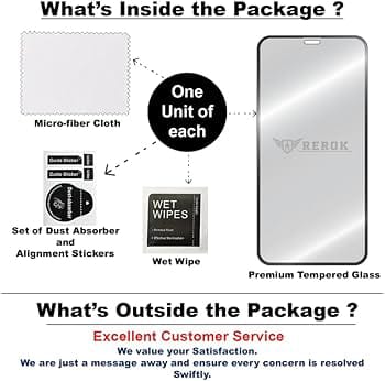Xlevel Full Screen Protector tempered Glass Compatible with iPhone