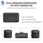LITO Wireless Lavalier Microphone with AI noise reduction and Crystal clear Sound LM04