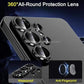 Tempered glass Camera lens Metal ring Protector for iPhone and Samsung, Anti - Scratch, Easy to Install