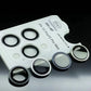Tempered glass Camera lens Metal ring Protector for iPhone and Samsung, Anti - Scratch, Easy to Install