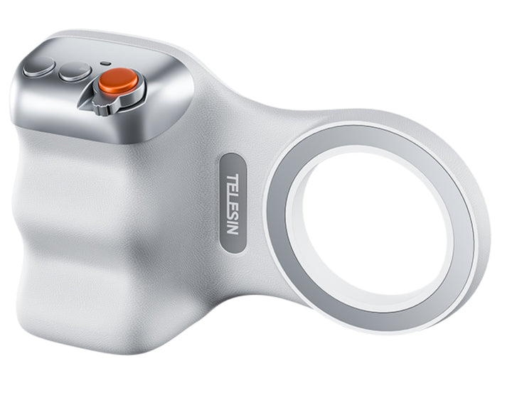 TELESIN Camera Grip Handle with Finger Ring & Shutter Button- Fun Shot Magnetic Grip for Iphone & Android