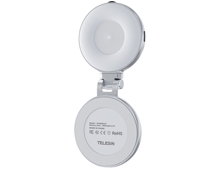 TELESIN Magnetic Selfie Light, 360 degree LED Ring Fill Light with Mirror for Selfie/Photography/Video calls