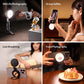 LED Magnetic Selfie Light, Upgraded 360degree with Mirror black