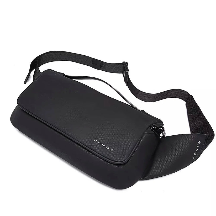 Premium Bange Fonex Water Proof Polyester Sling Bag- Breathable Back panel and Hidden Pockets keep You Comfortable and secure, 9.7inches