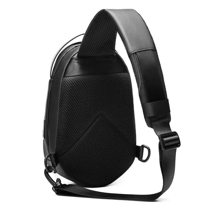 Bange Unisex Shoulder Chest Crossbody Sling Bag  with USB Charging