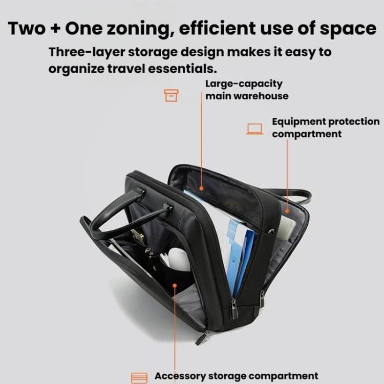 Executive pro Laptop Bange Bang, Large Capacity Briefcase with Handheld men Business Laptop Bag