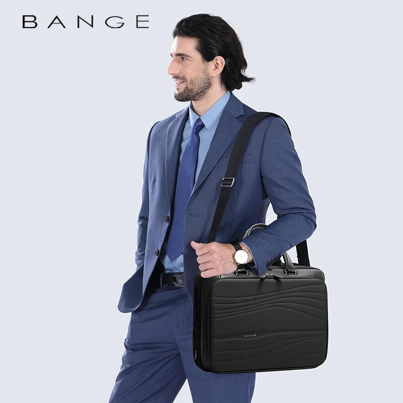 Executive pro Laptop Bange Bang, Large Capacity Briefcase with Handheld men Business Laptop Bag