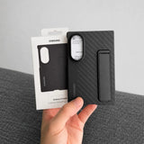 Carbon Wave Fold stand Case Galaxy Z Fold8 and Fold8 Ultra