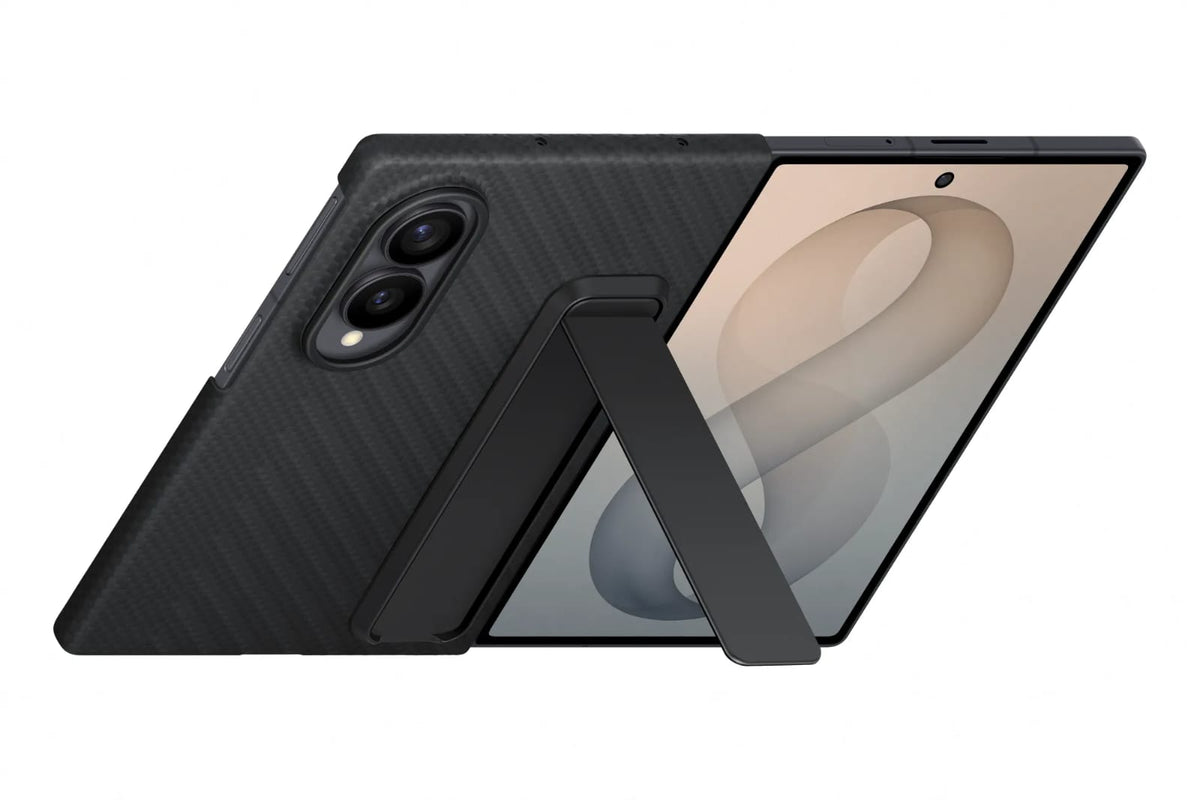 Carbon Wave Fold stand Case Galaxy Z Fold8 and Fold8 Ultra