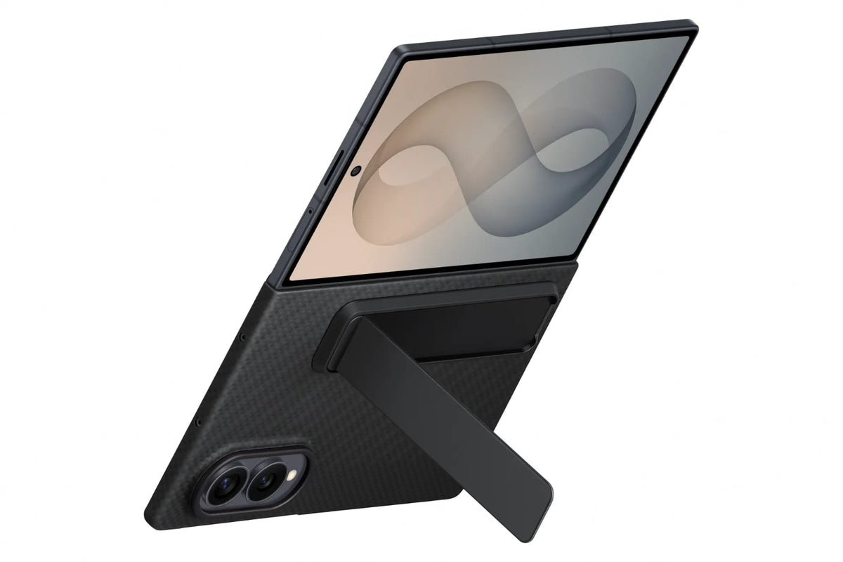 Carbon Wave Fold stand Case Galaxy Z Fold8 and Fold8 Ultra