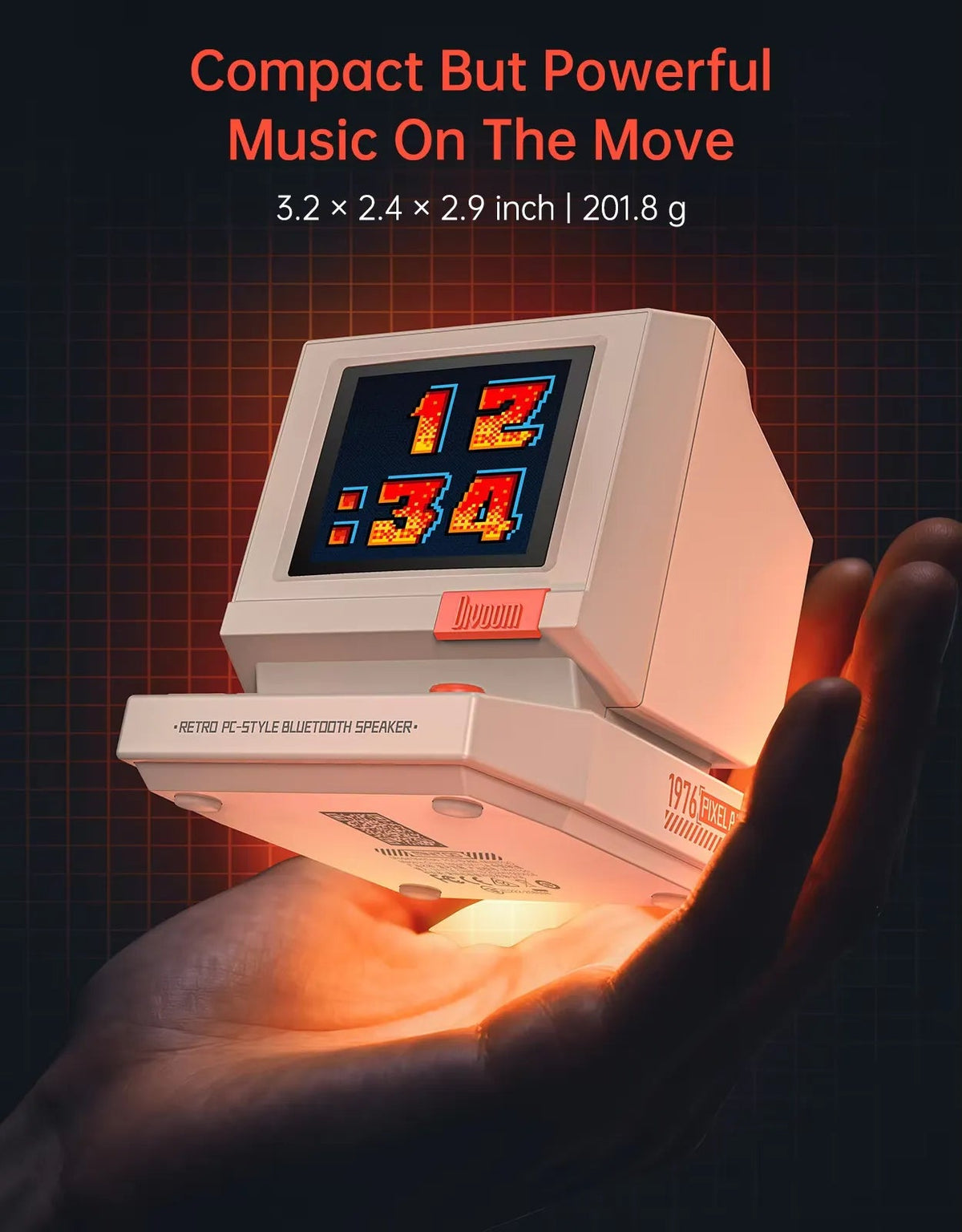 Divoom Mini Retro Pixel Bluetooth Speaker