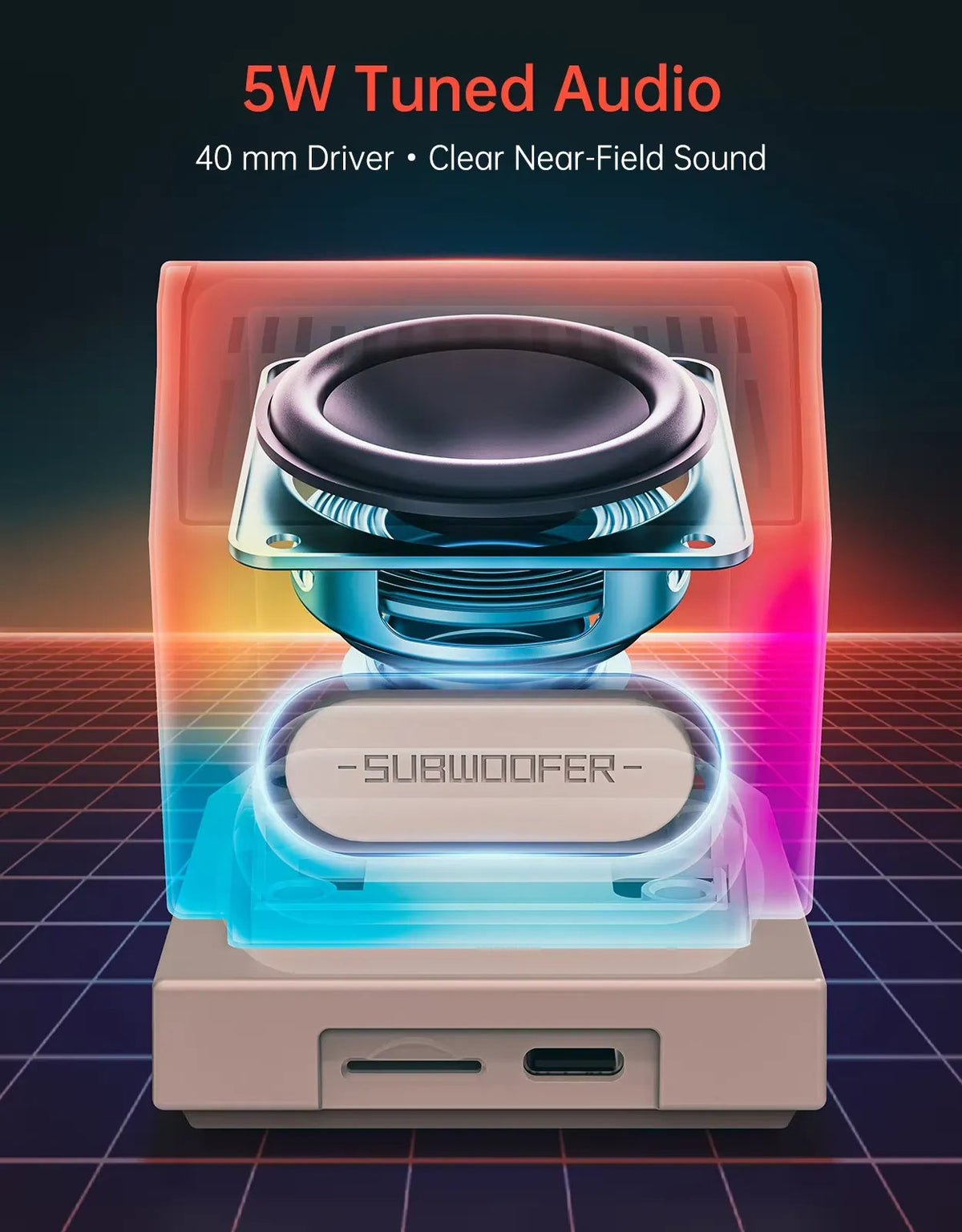 Divoom Mini Retro Pixel Bluetooth Speaker