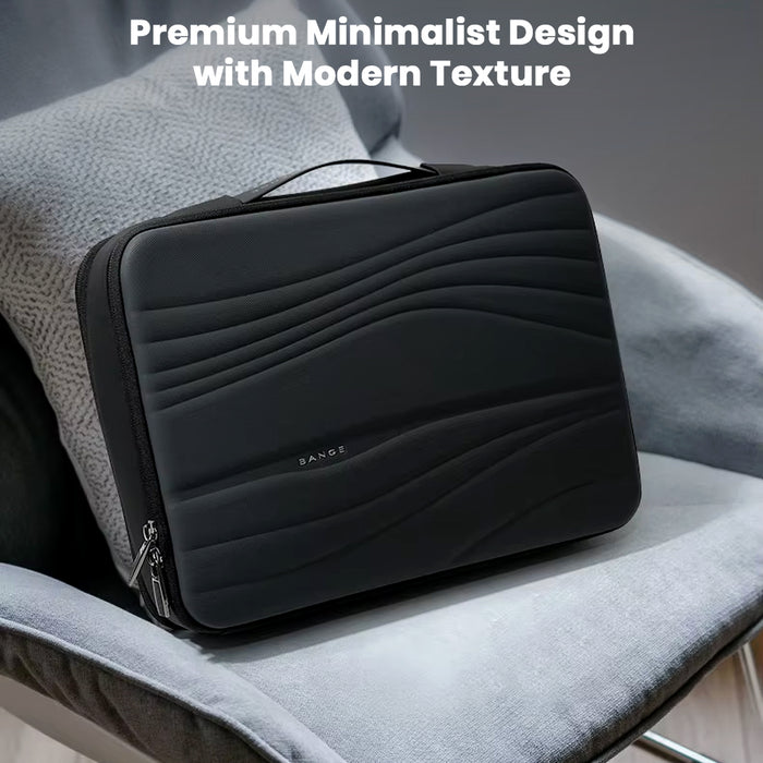 Hard-shell 14inch Laptop messenger waterproof  Bag- Briefcase for Men