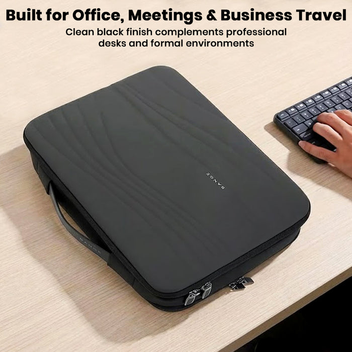 Hard-shell 14inch Laptop messenger waterproof  Bag- Briefcase for Men