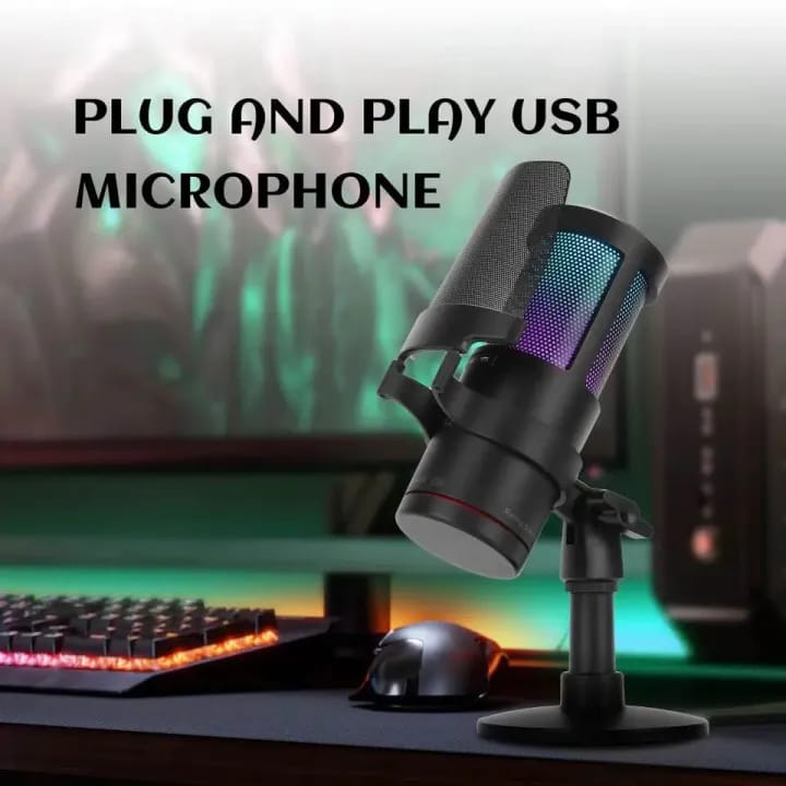 RGB Recording Condenser Microphone kit Used for Computer mobile phone