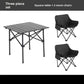 Outdoor Lounge Set – Stylish Table & 2 Chairs for Ultimate Relaxation
