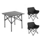 Outdoor Lounge Set – Stylish Table & 2 Chairs for Ultimate Relaxation