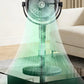 umidification Floor Fan, Portable USB & Battery Operated Rechargeable Mist Fan with Smart Remote Control, 4000mAh Battery, 4 Speed Modes, 150° Swing, Up to 2H Runtime Whit