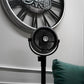 umidification Floor Fan, Portable USB & Battery Operated Rechargeable Mist Fan with Smart Remote Control, 4000mAh Battery, 4 Speed Modes, 150° Swing, Up to 2H Runtime Whit
