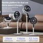 CirculAir 25m 20dB 908CFM High Airflow Floor Fan DC 9 Speed Motor 4 Modes Remote Control Floor Fan