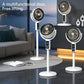 CirculAir 25m 20dB 908CFM High Airflow Floor Fan DC 9 Speed Motor 4 Modes Remote Control Floor Fan
